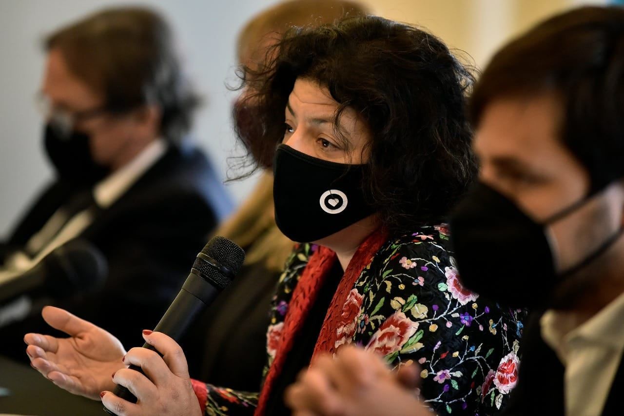 La ministra de Salud de la Nación, Carla Vizzotti, en el marco del Consejo Federal de Salud (Cofesa)