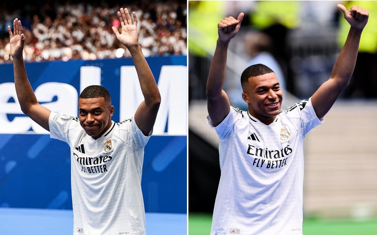 Kylian Mbappé fue presentado en el Real Madrid (Gentileza)