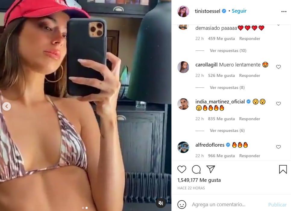Tini Stoessel se animó a la tendencia del verano.