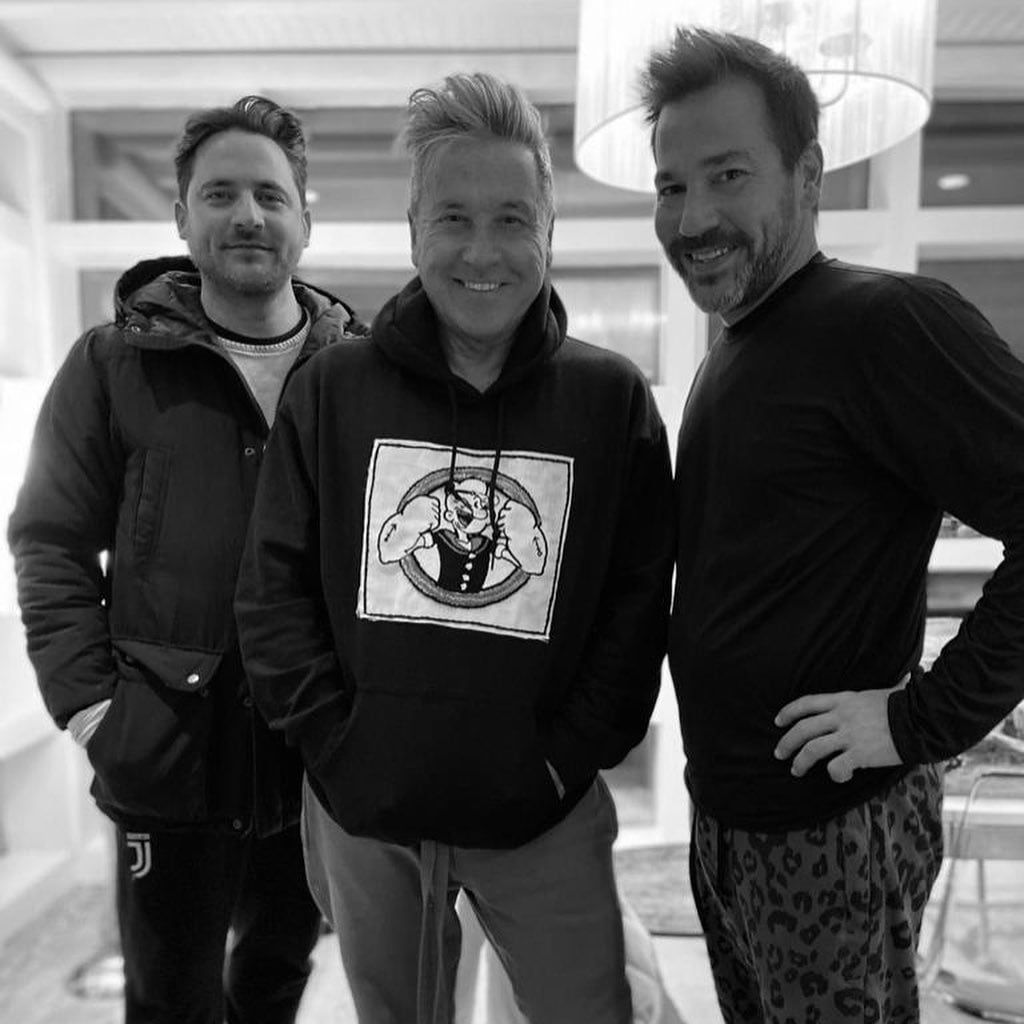 Alejandro y Héctor, los hijos mayores de Ricardo Montaner.