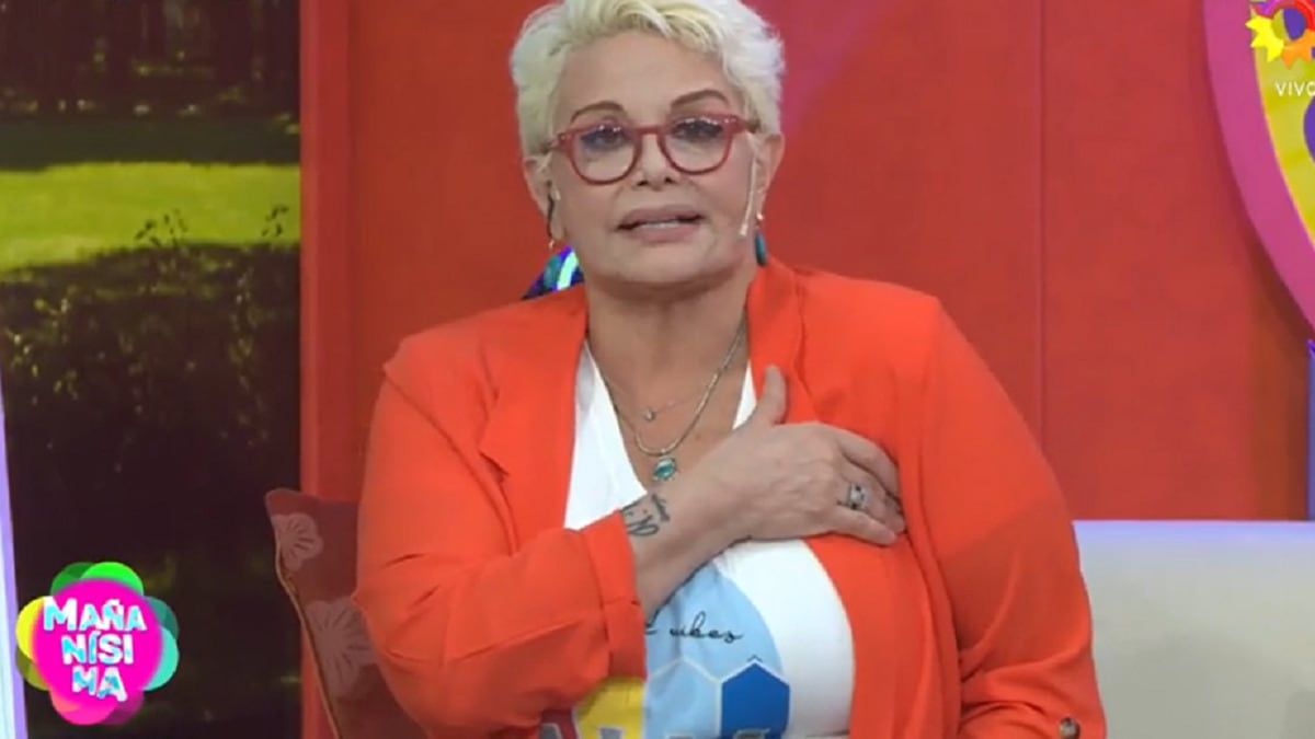 Qué le pasó a Carmen Barbieri. / Gentileza