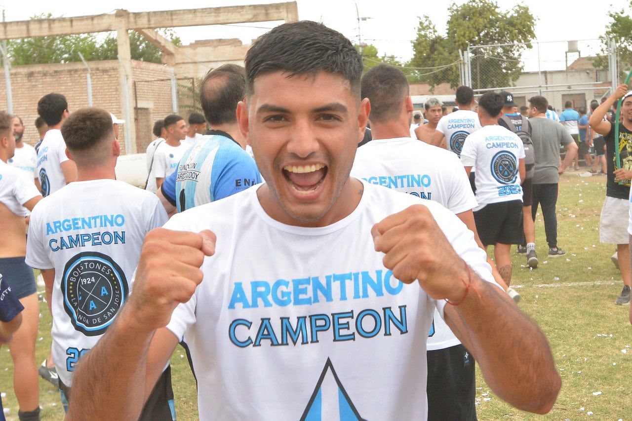 10 de Diciembre 2023  Argentino vs Fadep  Gran final del Clausura de la Liga Mendocina, Argentino vs FADEP Foto Cristian Guzzo /  Los Andes 