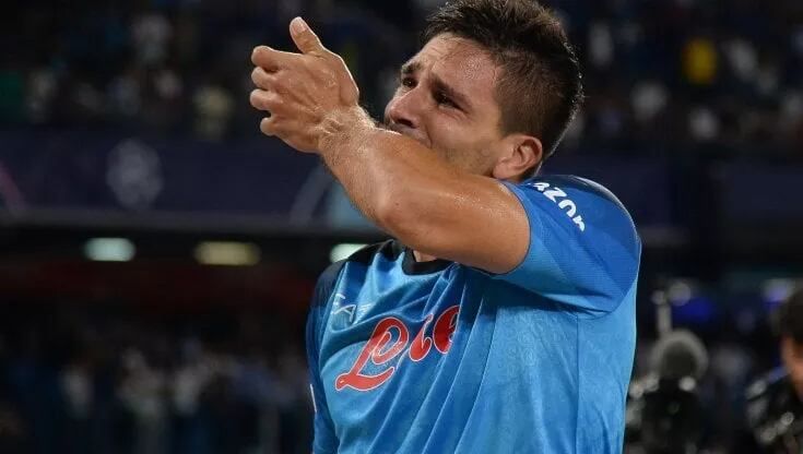 La emoción de Gio Simeone