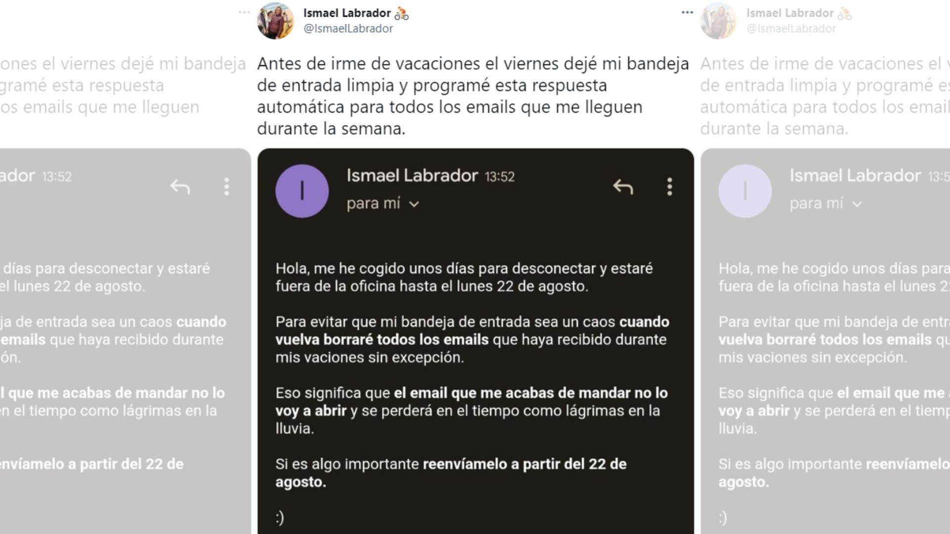 Respuestas automáticas virales.