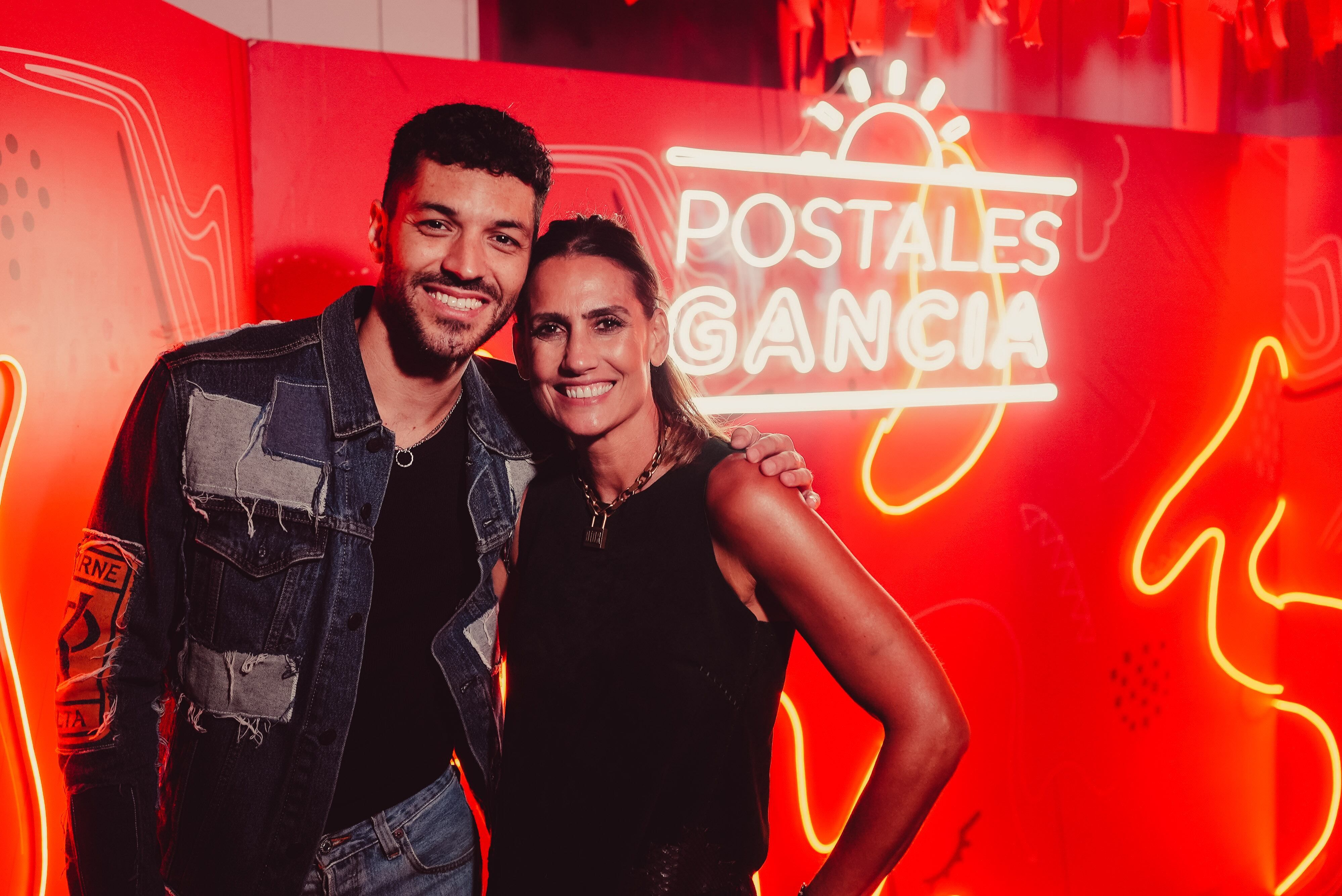 Juan Ingaramo y la bartender y embajadora de la marca Mona Gallosi. 