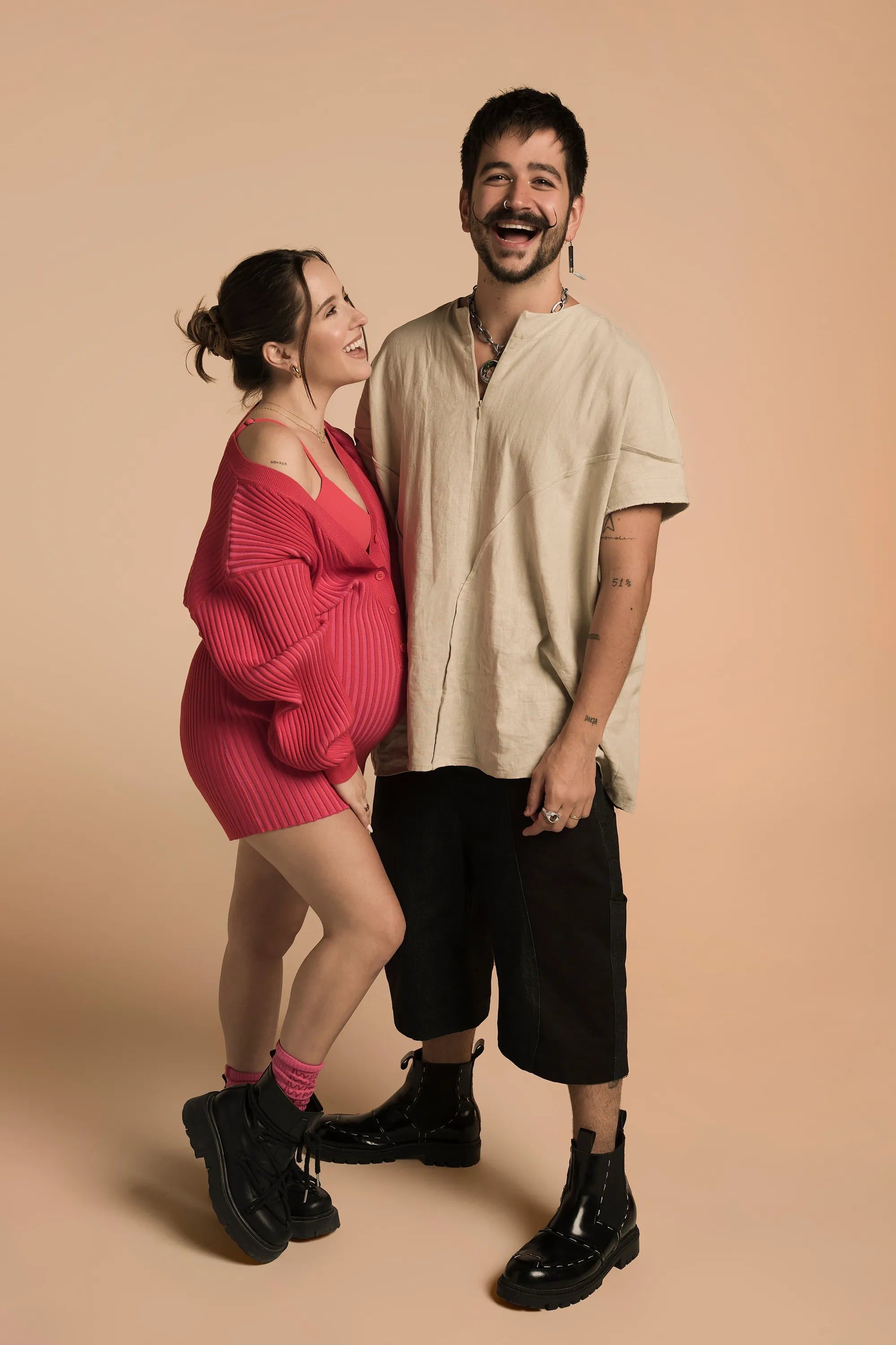 Evaluna junto a Camilo.