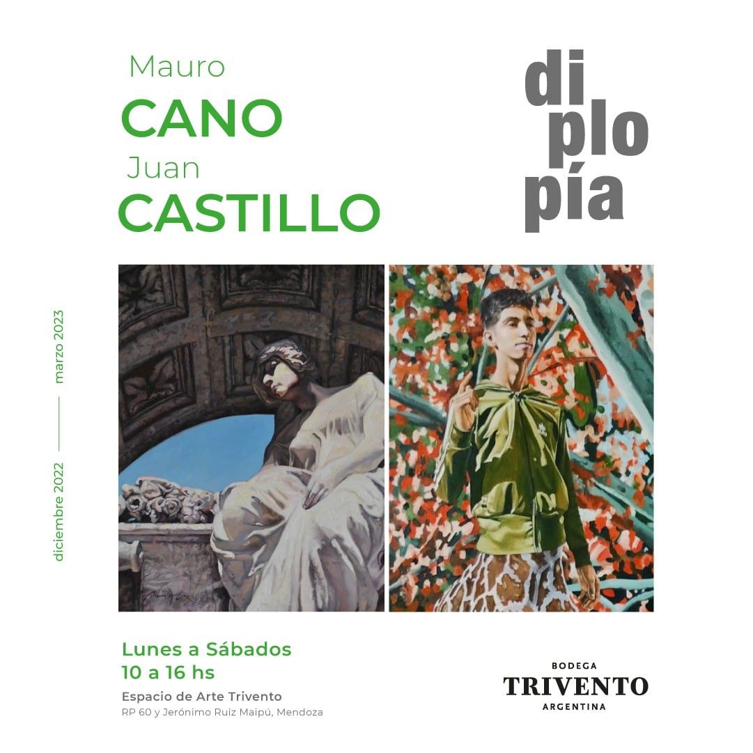 Mauro Cano y Juan Castillo exponen en el Espacio de Arte Trivento.