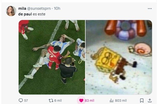 Los memes de la semifinal Argentina-Canadá en la Copa América 2024 (X)