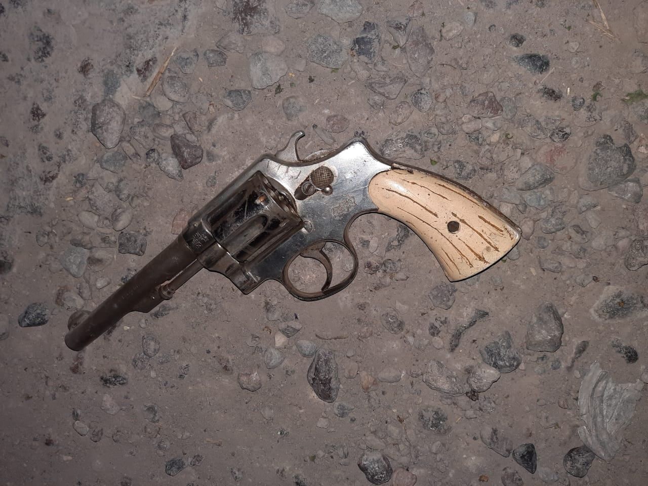 El arma incautada por la Policía.