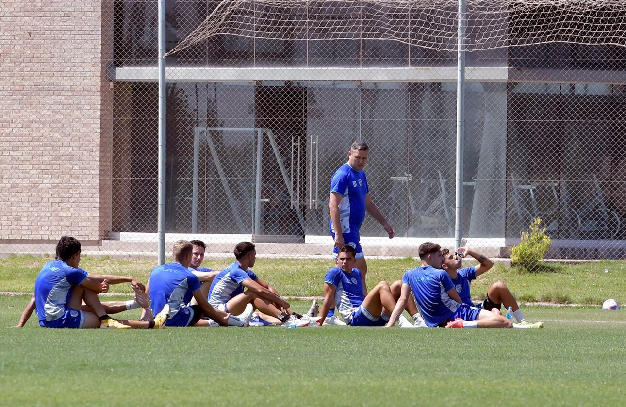 Diego Flores regresó a Godoy Cruz después de seis meses. Foto: Orlando Pelichotti