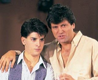 Junto a Pablo Rago en "Amigos son los amigos", una tira que marcó una época.