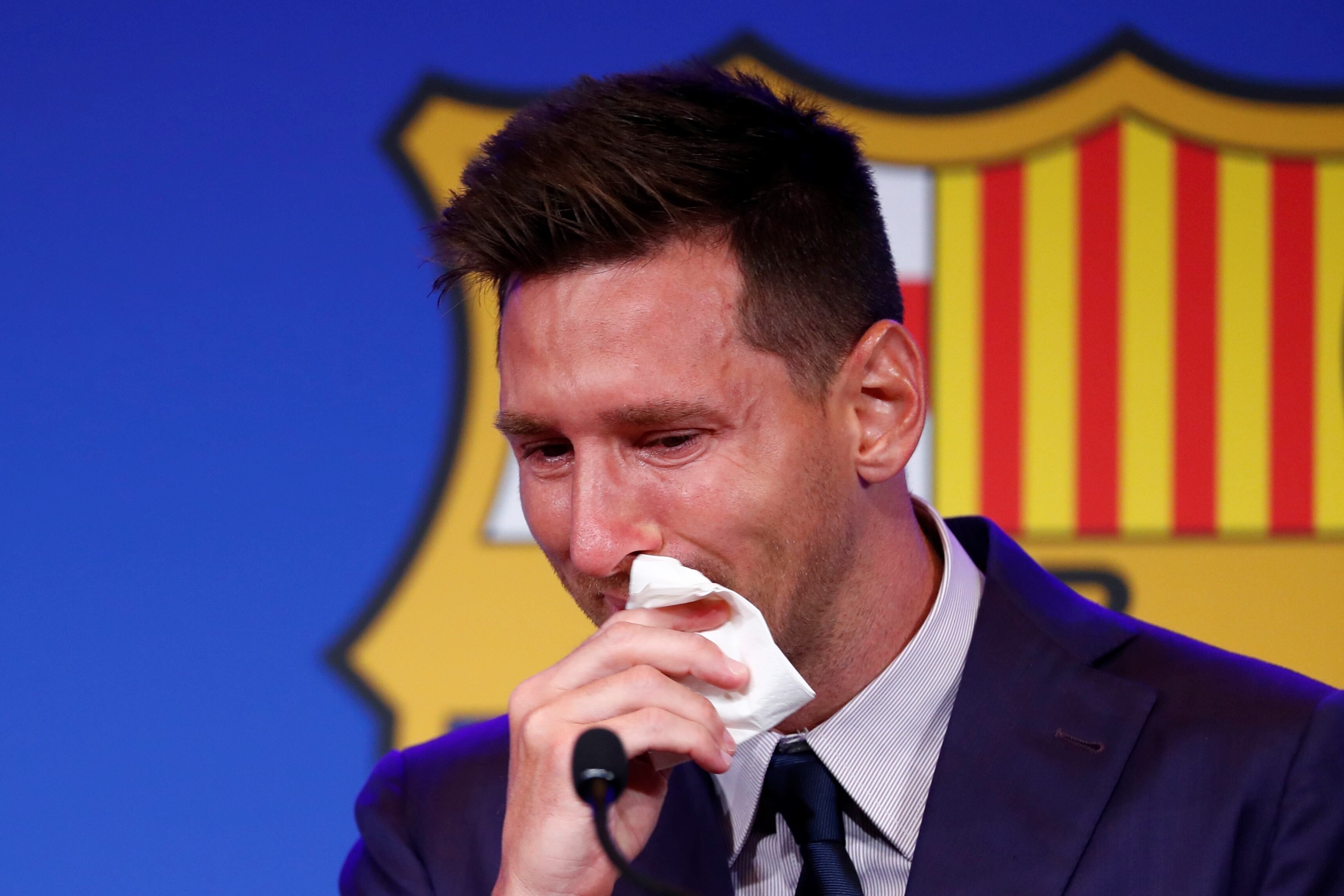 El adiós de Messi al Barcelona -
