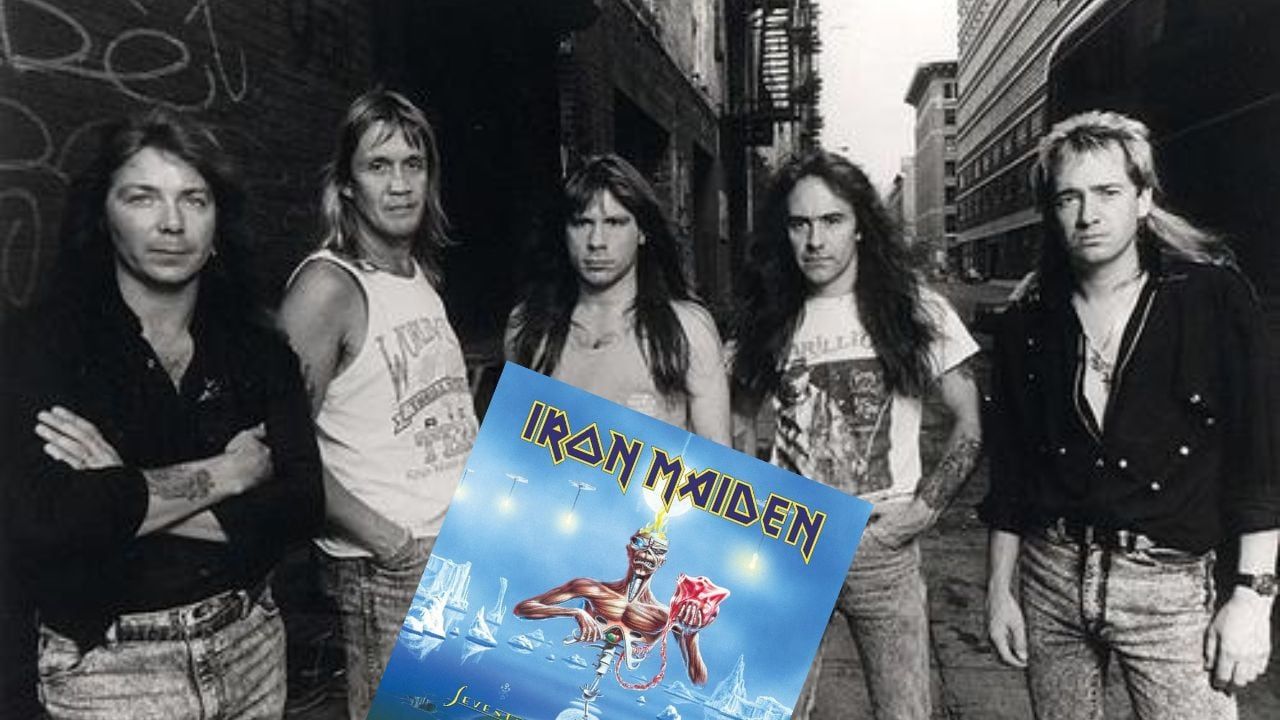 La formación que grabó "Seventh Son of a Seventh Son".