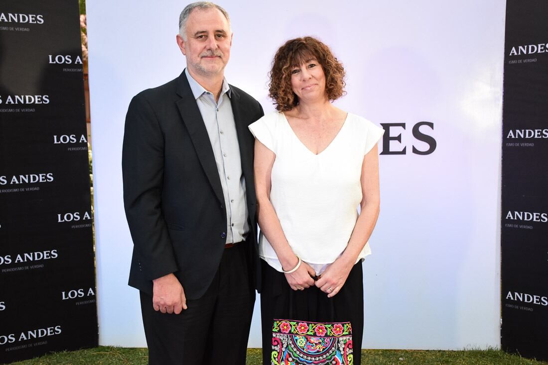 Aniversario 138 años de Diario Los Andes.
Milton Kuret y Alejandra Vallina