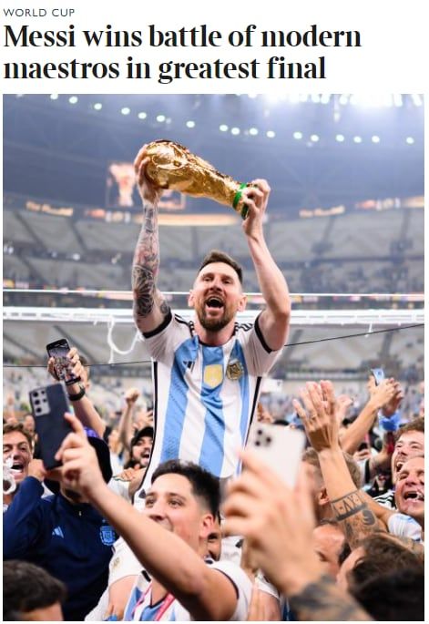 Argentina Campeón del Mundo: así lo reflejaron los medios del mundo