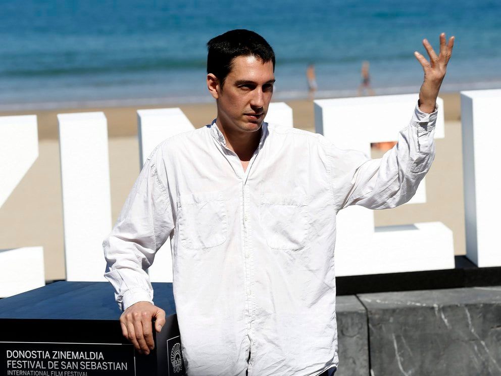 Pablo Agüero en el Festival de San Sebastián. Crédito: EFE/Javier Etxezarreta.