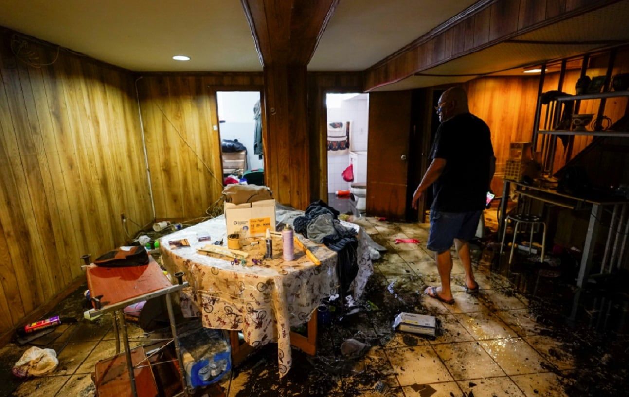 Daños tras las intensas lluvias en Nueva York - AP