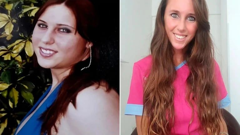 Estefanía Pasquini y su "antes y después"