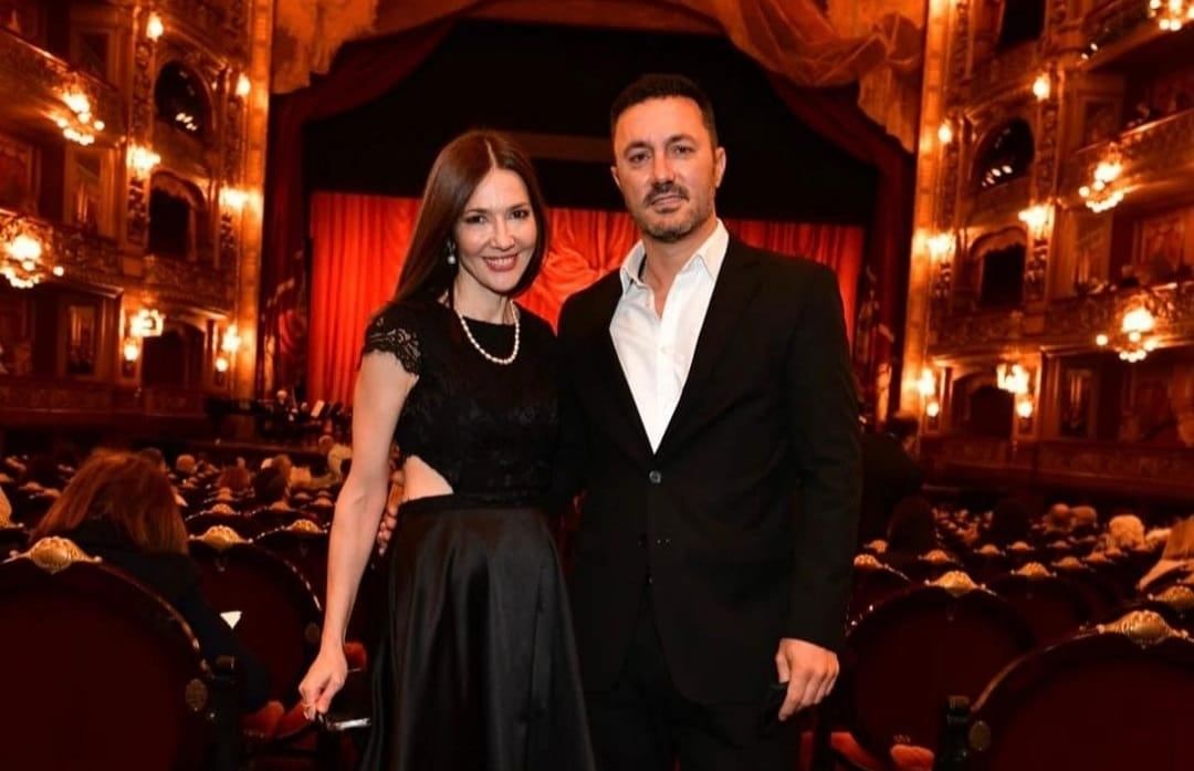 Luis Petri y Cristina Pérez en el teatro Colón -