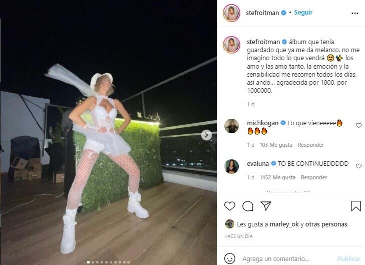 Las nuevas postales íntimas de la despedida de soltera de Stefi Roitman