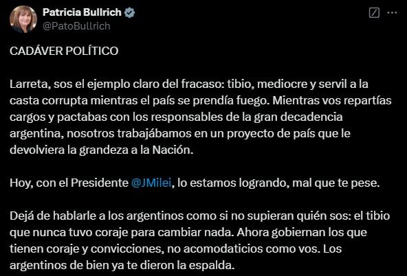 El fuerte cruce entre Rodríguez Larreta y Bullrich por la crisis carcelaria. Foto: Captura.