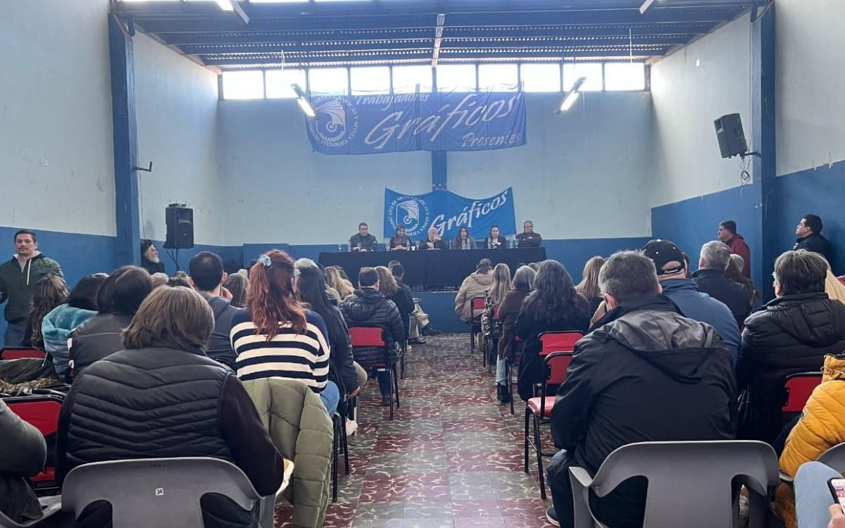 El Congreso Partidario del PJ definió cargos en órganos internos en la sede del Sindicato de Artes Gráficas. Foto: Prensa PJ.