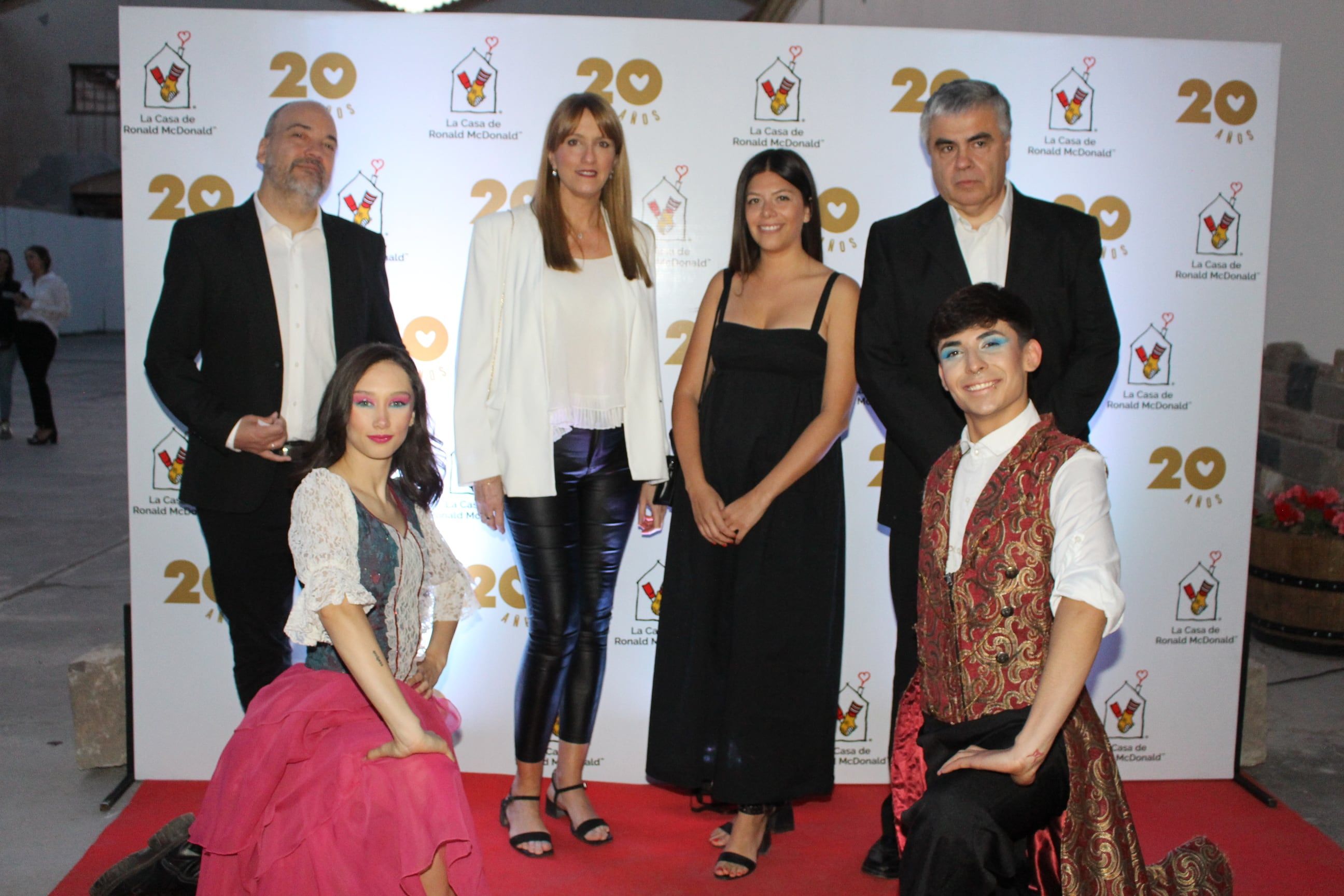 Leonardo Rearte, Julieta Nadin, Florencia Afranllie y Raúl Pedone, de Los Andes.