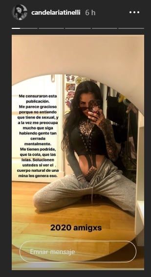 La red social le "bajó" una publicación.