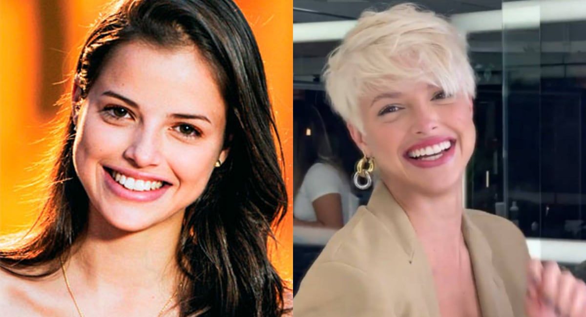 El antes y después de Agatha Moreira.