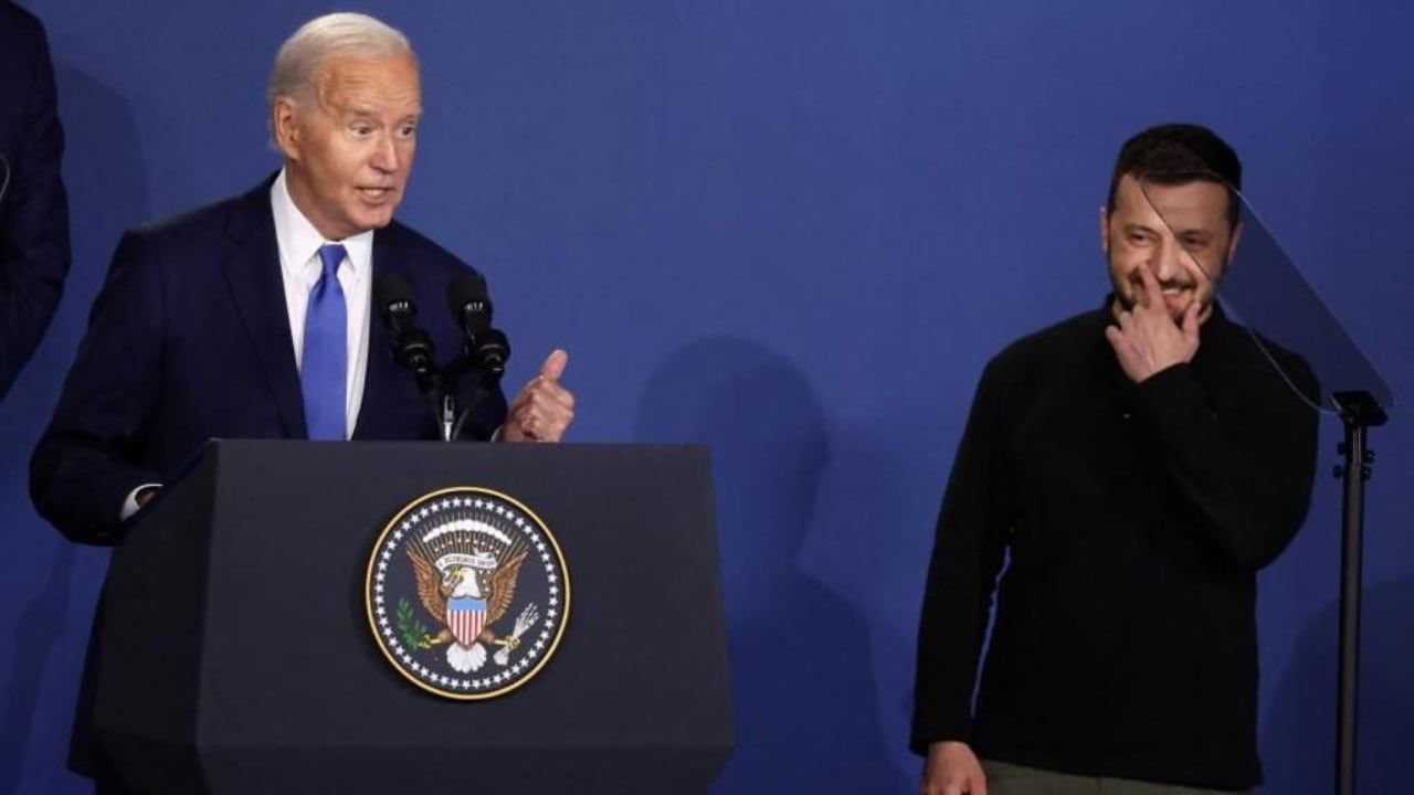 Biden confundió a Zelensky con Putin. Foto: France 24