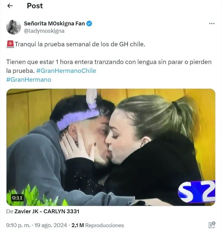 La prueba semanal causó sorpresa y generó el malestar en los fanáticos del programa.