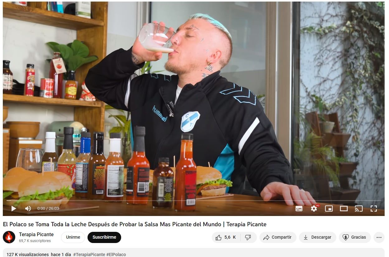 El video viral que protagoniza El Polaco