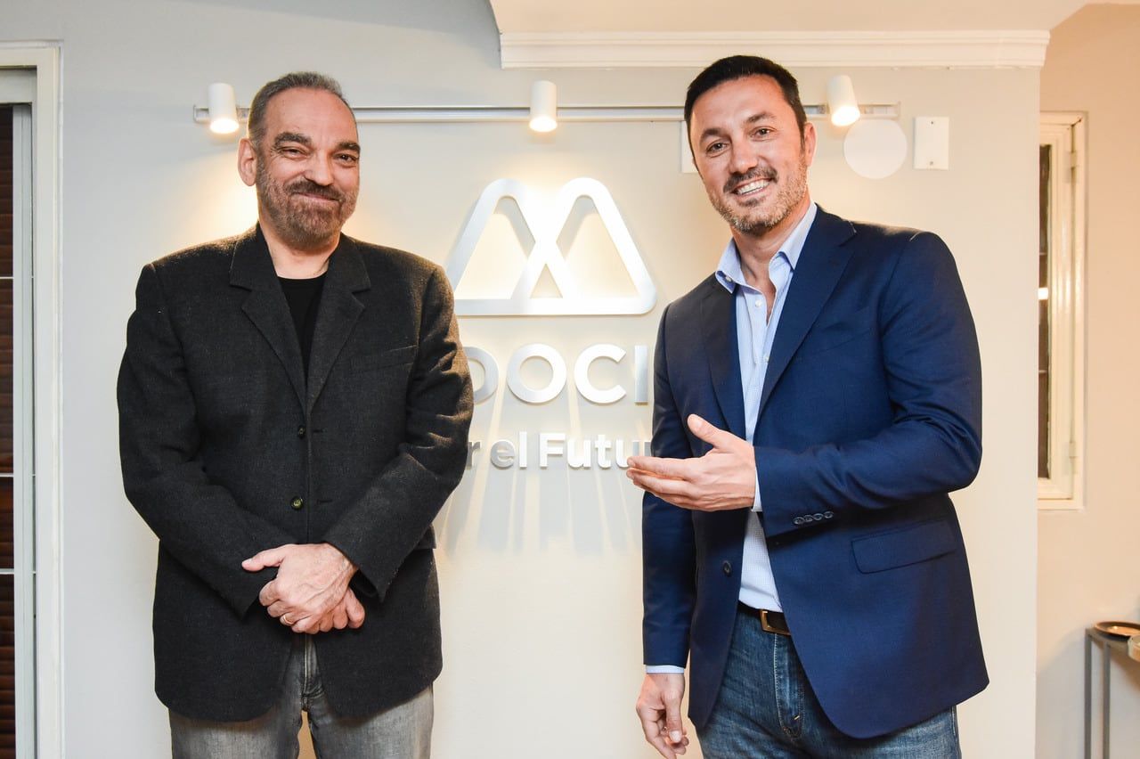 Fernando Iglesias presentó en Mendoza su nuevo libro Los Días Más Felices, dentro de la presentación de Mendocinos por el Futuro. Foto: Mariana Villa / Los Andes