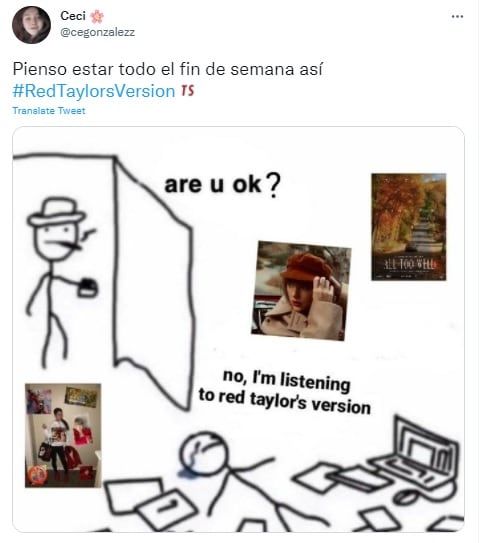 Los memes tras el relanzamiento de "Red", el disco de Taylor Swift