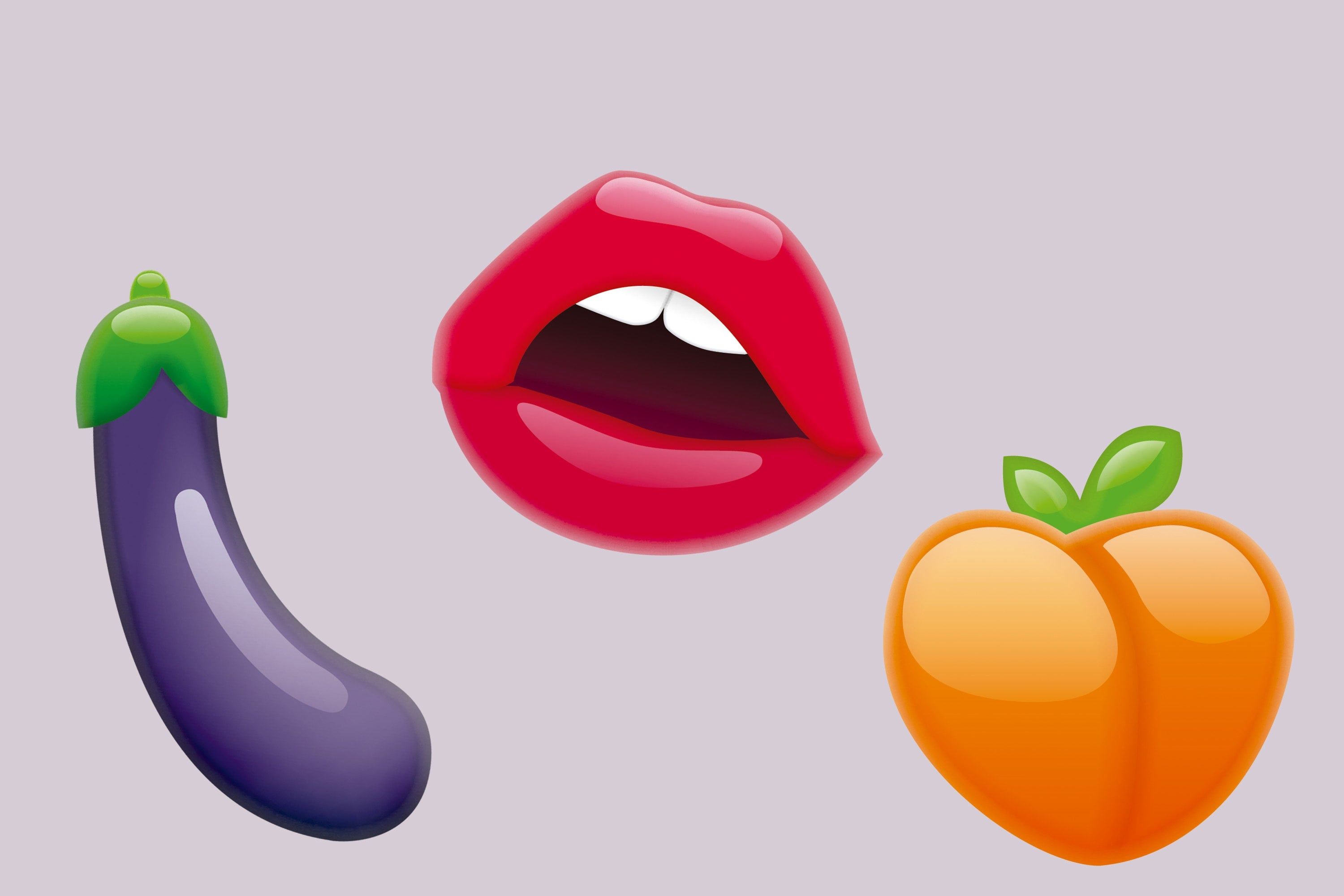Los emojis también funcionan como acrónimos y son muy utilizados en charlas de contenido sexual.