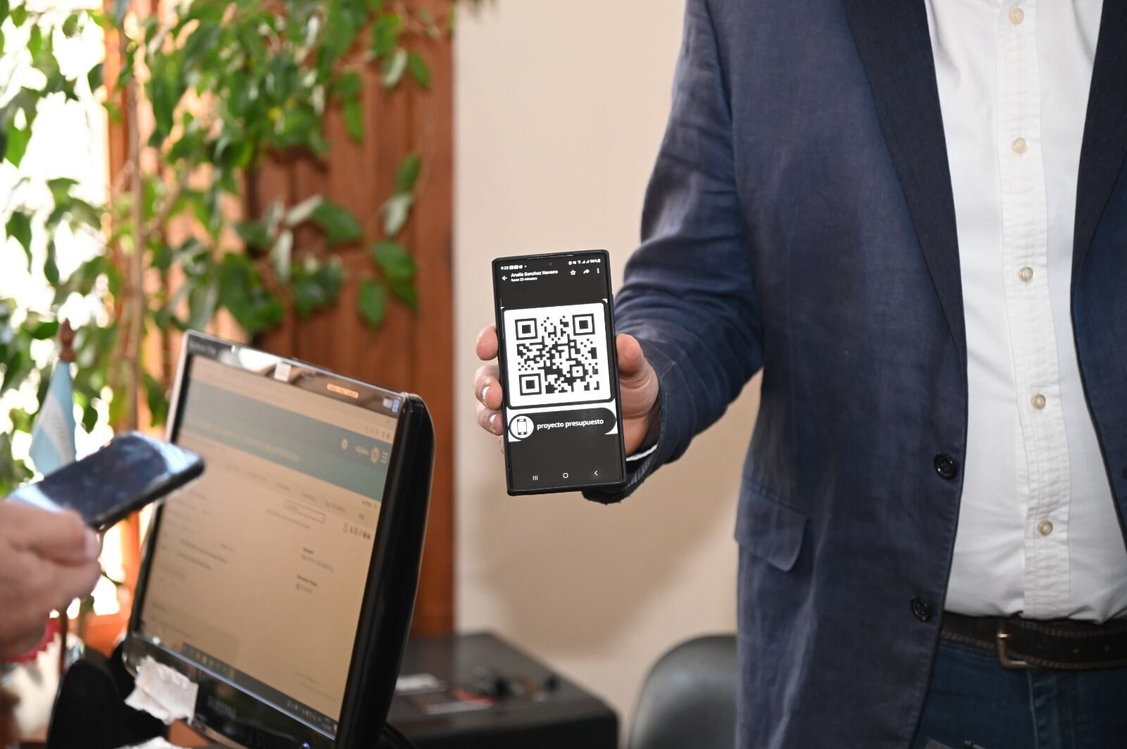 Presupuesto en formato digital.