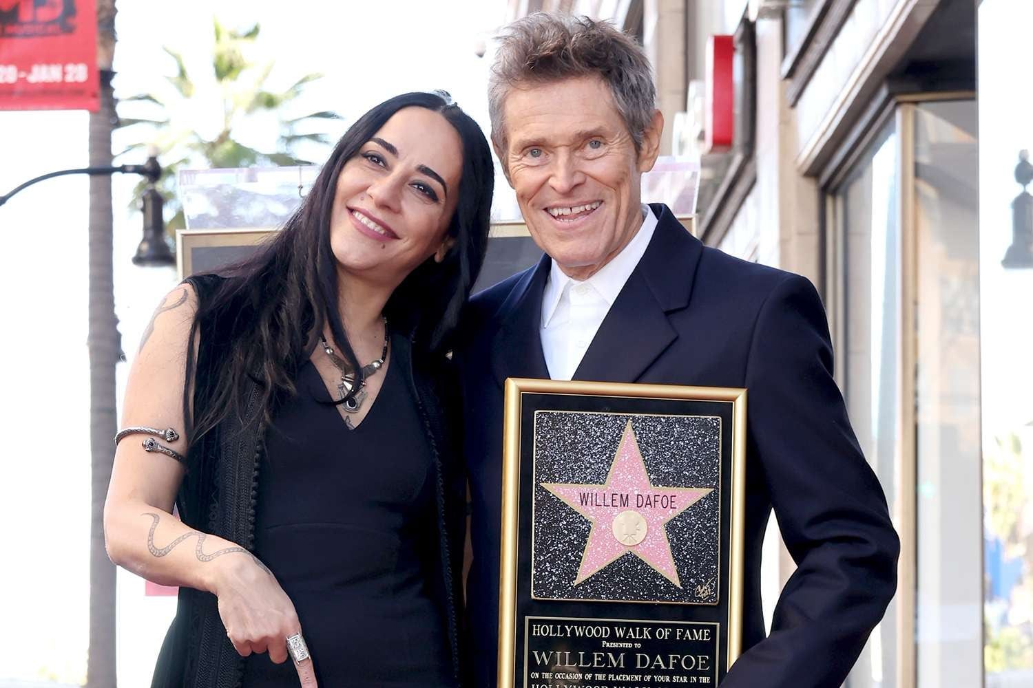 Willem Dafoe recibió su estrella en el Paseo de la Fama. / Gentileza