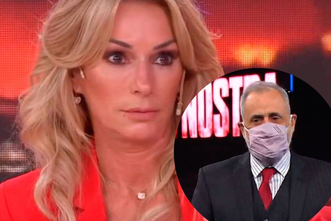 Yanina Latorre le pegó a Jorge Rial (Fotograma LAM/ TV Nostra)