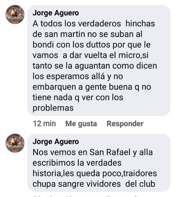 Amenazas en las redes sociales. / Captura.