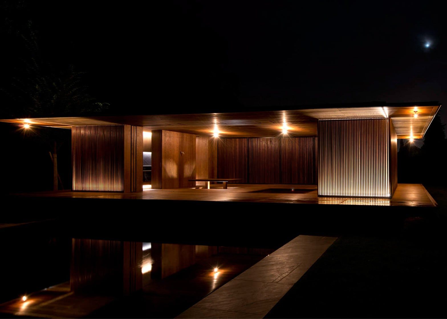 El Pabellón de Meditación y Jardín. Creado por GM Architects