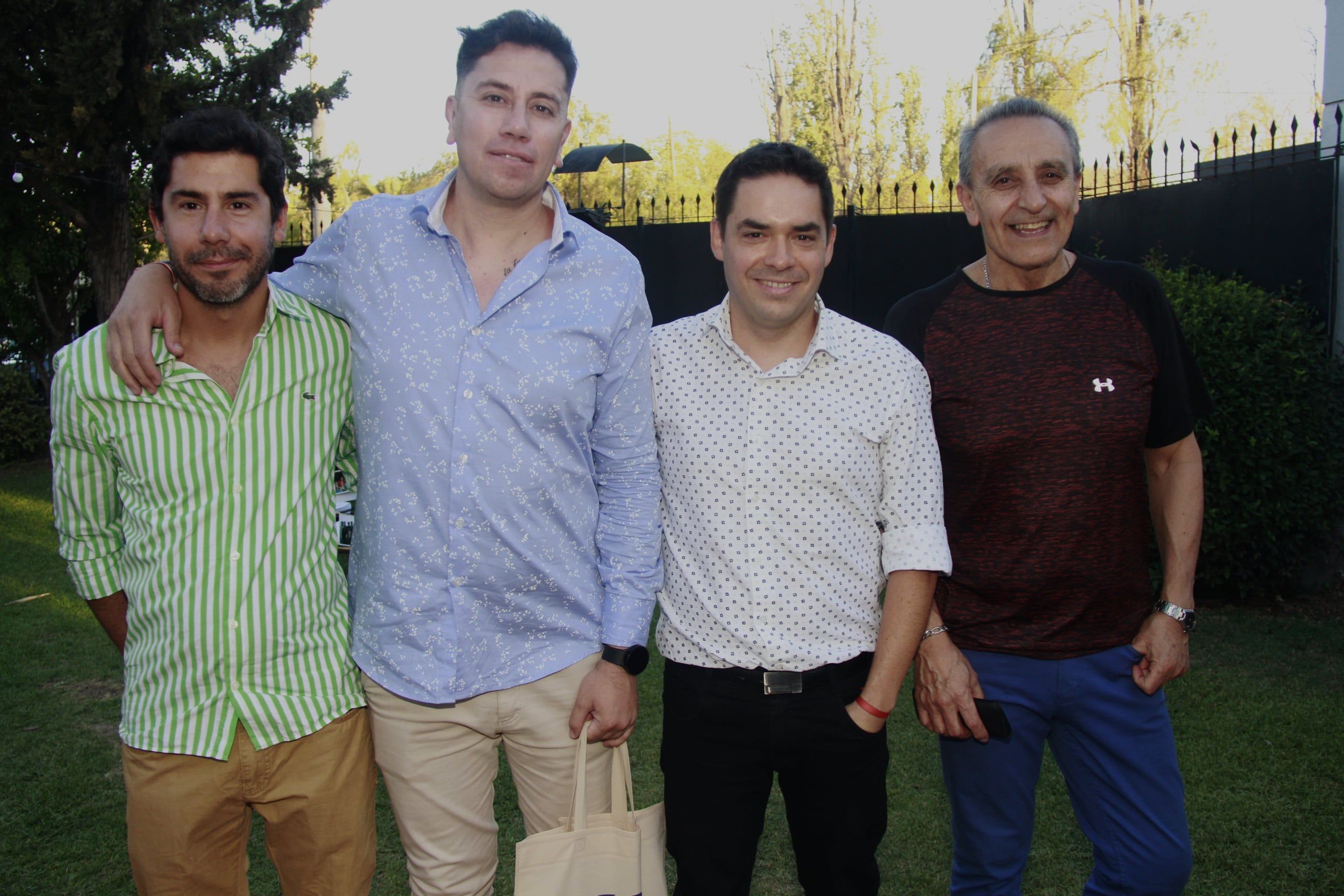 Fernando Salgado, Juan Aguilera, Rafael Cabello y David Cortez.