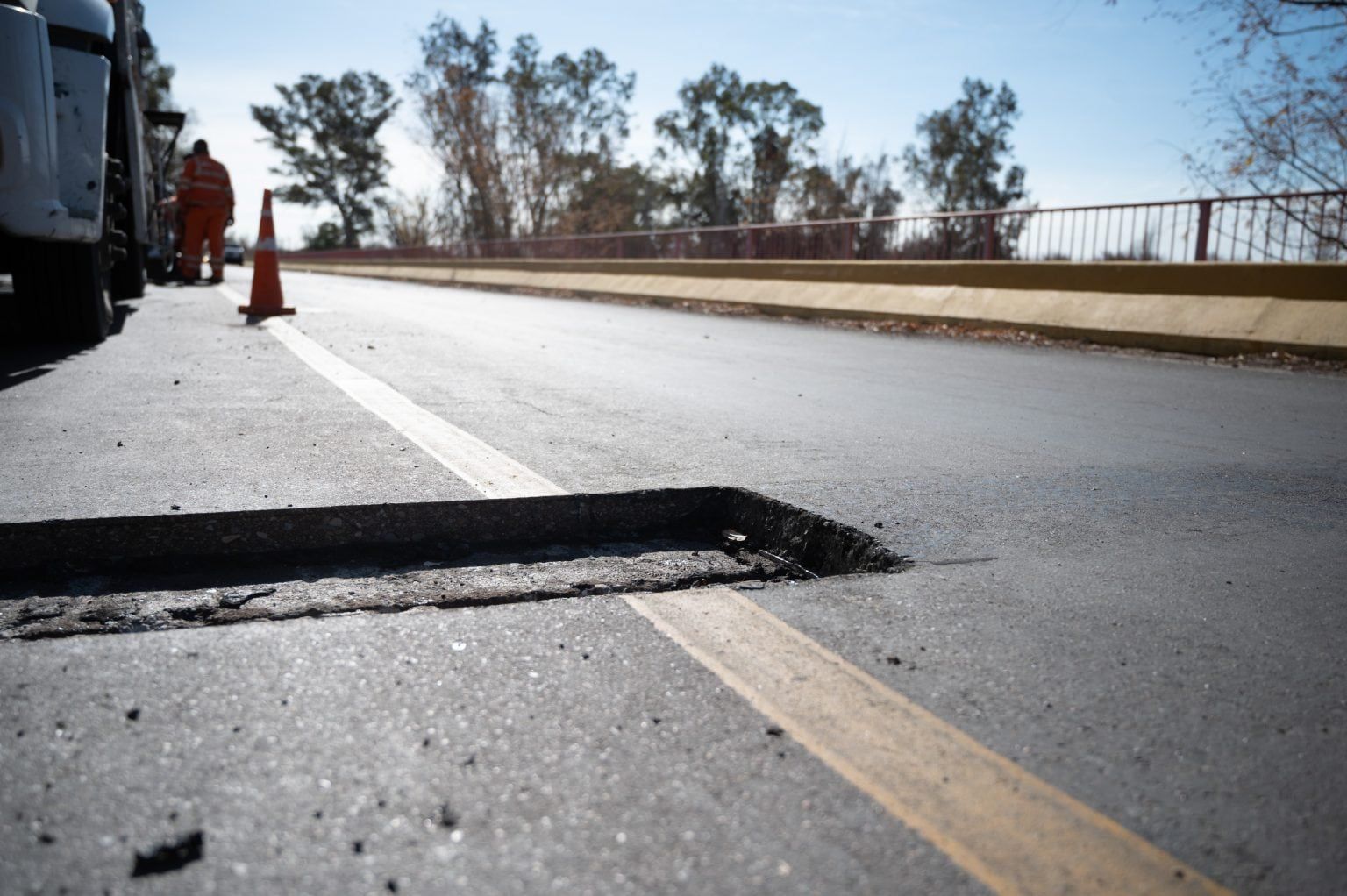 El Gobierno provincial comenzó la reparación de 20 puentes ubicados en 11 departamentos. Foto: DPV Mendoza