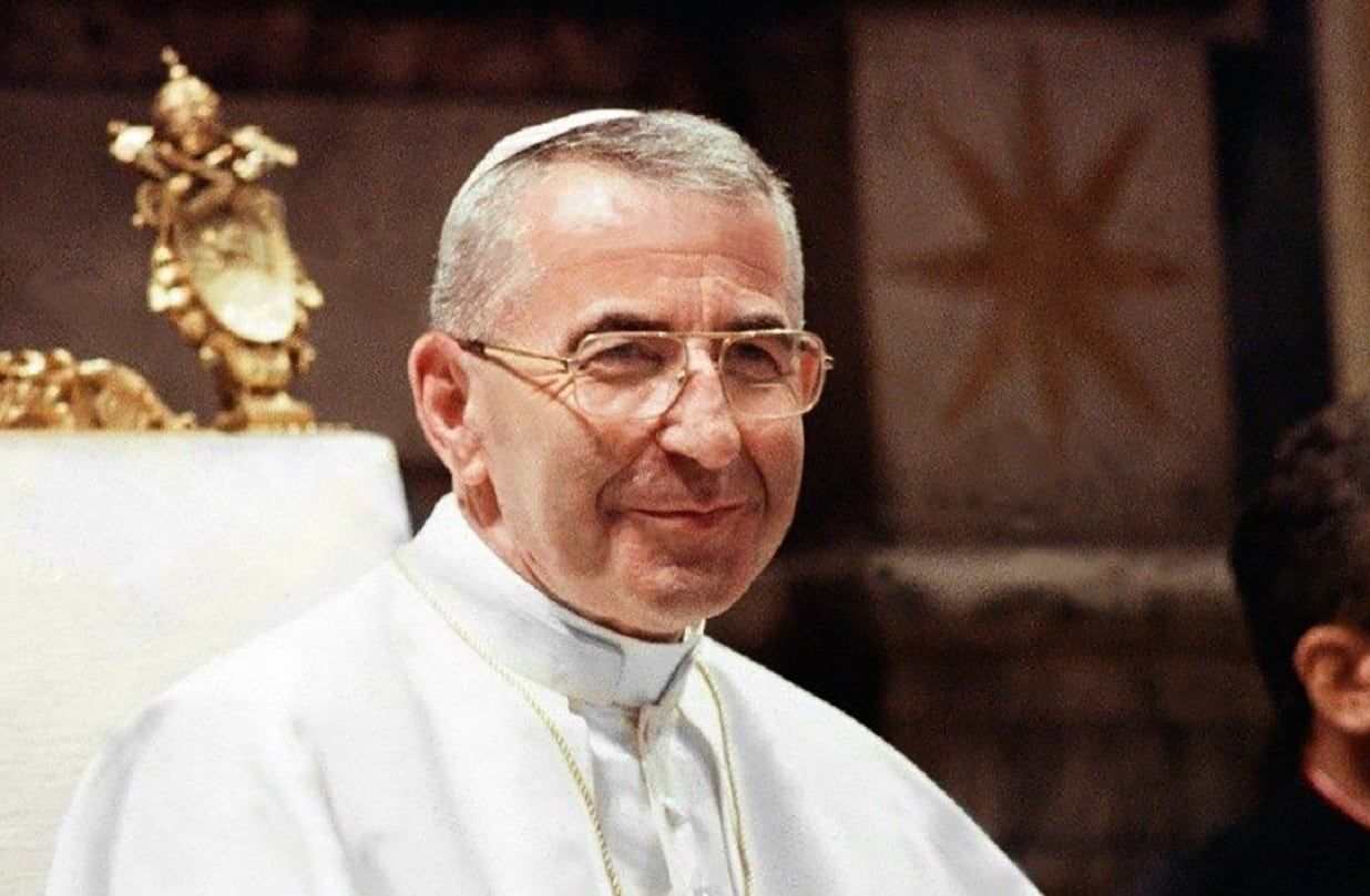 Juan Pablo I (Albino Luciani) fue líder de la Iglesia católica por 33 días hasta su muerte, el 28 de septiembre de 1978. /