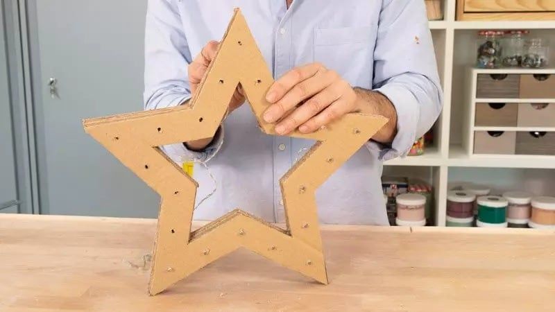 Paso a paso para crear estrellas navideñas en casa