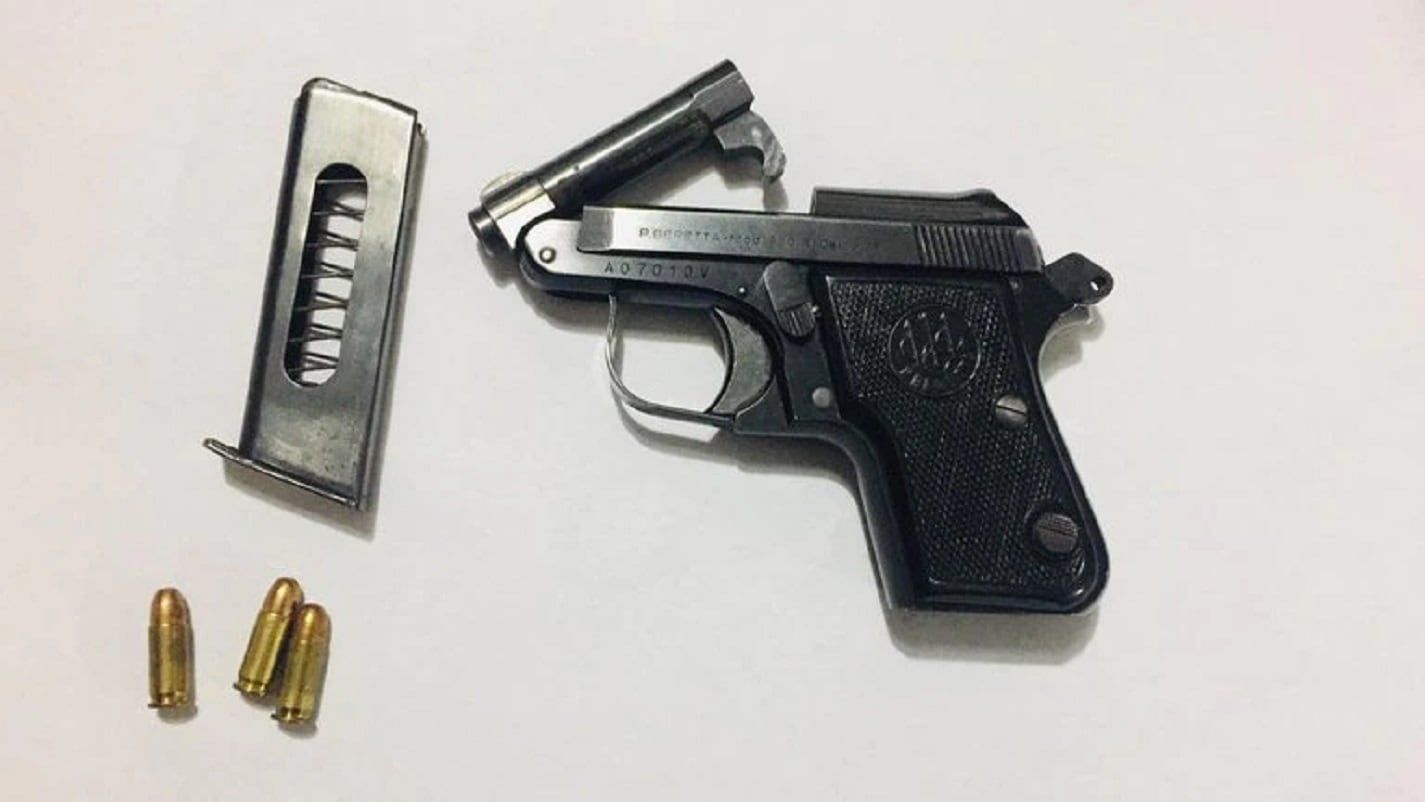 El arma utilizada por el peluquero -