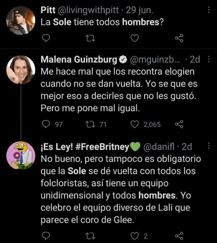 Acusaron de "machista" a Soledad Pastorutti por su equipo en La Voz Argentina -