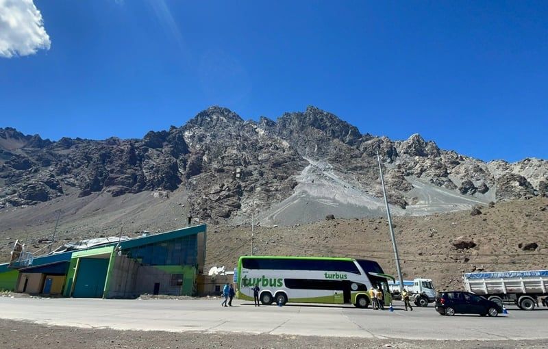 Control vial realizado durante el operativo en Chile. Gentileza Losandesonline.