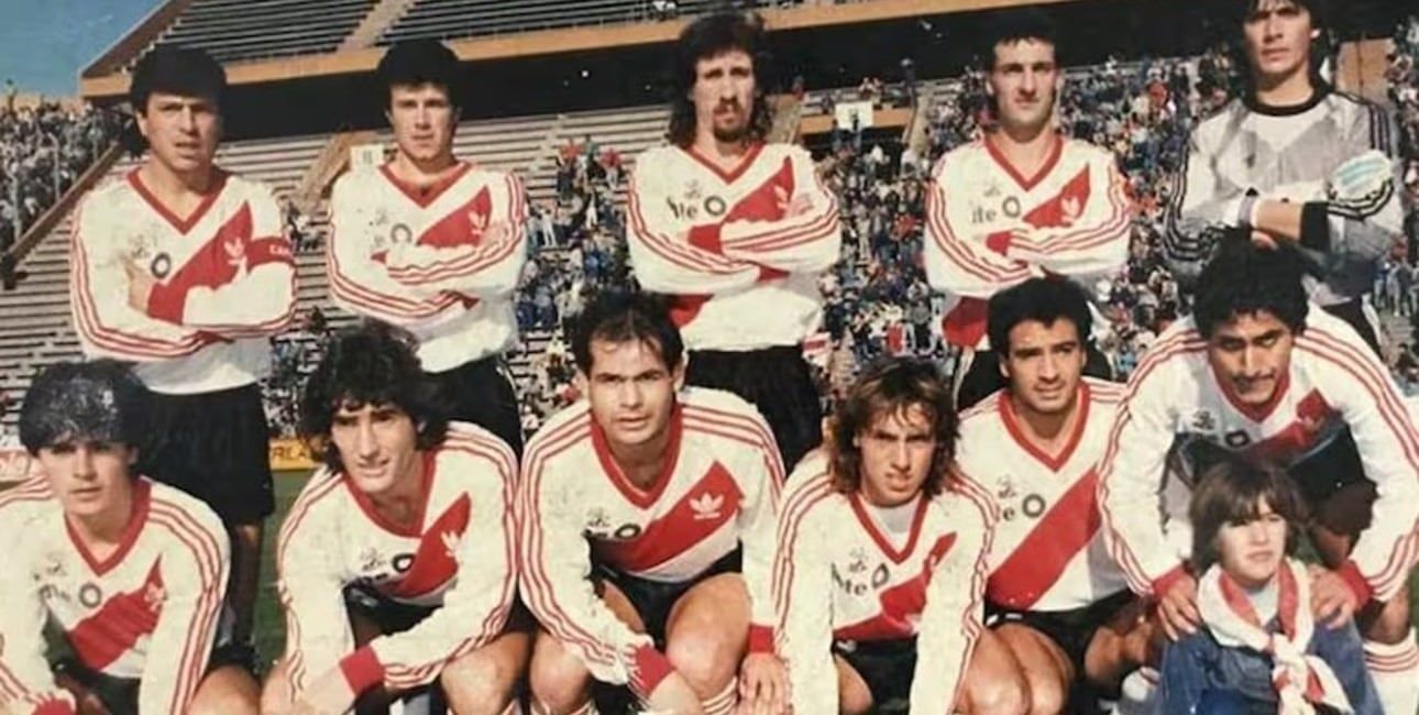 El Gato Oldrá en la formación de River.