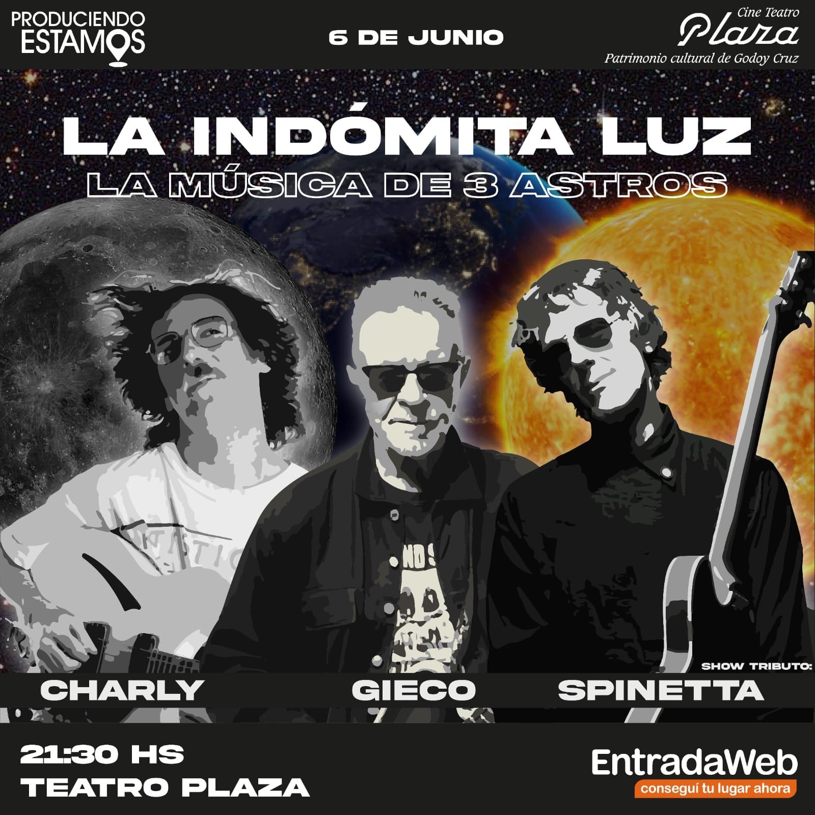 El espectáculo musical y teatral con la obra de tres astros de la música nacional.