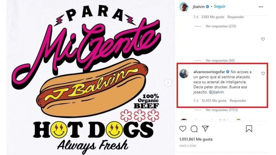 El comentario del padre de J Balvin.